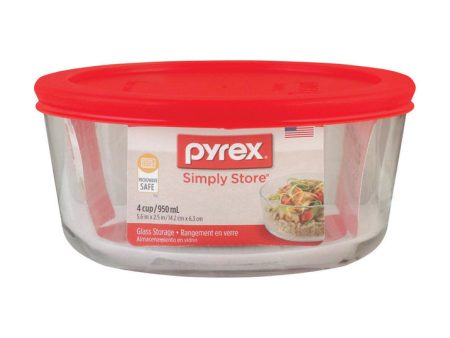 Pyrex 4 cups Clear Food Storage Container 1 pk Sale