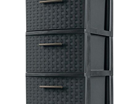 Sterilite 5.5 cu ft Brown Storage Unit 24 in. H X 12.625 in. W X 15 in. D Stackable Online now