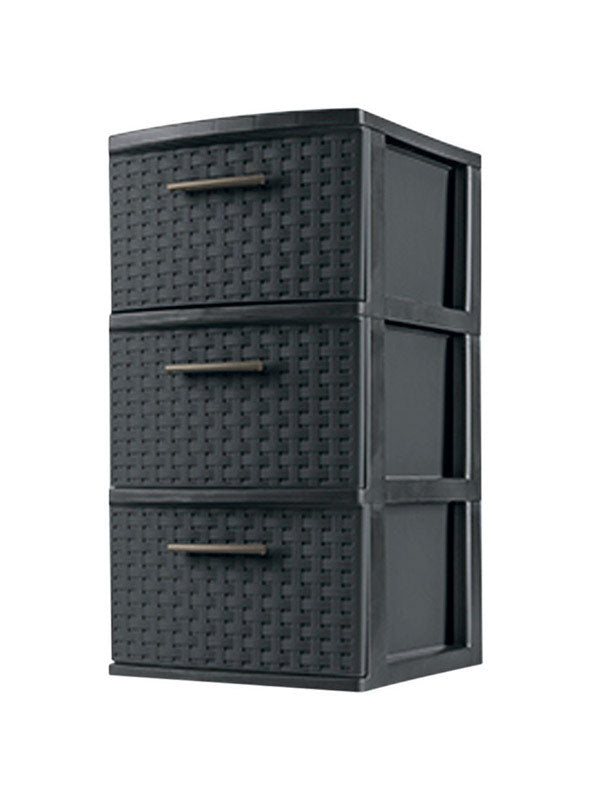 Sterilite 5.5 cu ft Brown Storage Unit 24 in. H X 12.625 in. W X 15 in. D Stackable Online now