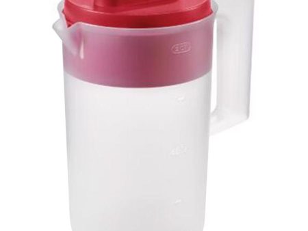 Rubbermaid 2 qt Clear Red Pitcher Plastic Online Hot Sale