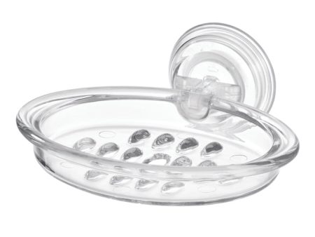 iDesign Power Lock Clear Plastic Soap Dish Online Hot Sale