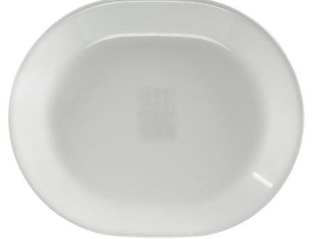 Corelle White Glass Winter Frost White Serving Platter 12-1 2 in. D 3 pk Discount