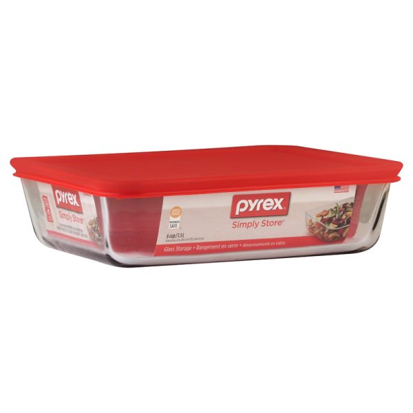 Pyrex Simply Store 6 cups Clear Food Storage Container 1 pk Online