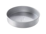 USA Pan 9 in. W X 9 in. L Round Cake Pan Silver 1 pc Online Sale