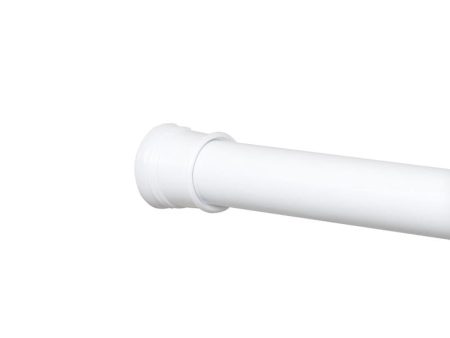 Zenna Home Baked Enamel White Tension Rod 49 in. L X 86 in. L on Sale