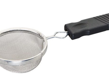 Good Cook Silver Black Aluminum Mesh Strainer on Sale