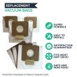 Crucial Vacuum Replacement Vac Bags - Compatible With Dirt Devil Part # AD10030, 304235002, 304235001, 3-04235-00 & 83-2450-06 - Dirt Devil Type O Bags Fit Tattoo Canister Vacuums - For Home Hot on Sale