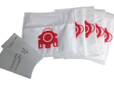 Crucial Vacuum Replacement Vac Bags Part # 780510000010 - Compatible With Miele Vac, Model FJM, S246, S256, S300, S700, S4000, S6000 - Vacs, Vacuums Bag - Bulk Pack For Home, Office - Bulk (5 Pack) Online