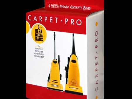 Carpet Pro HEPA Bags 6 Pack Online Hot Sale