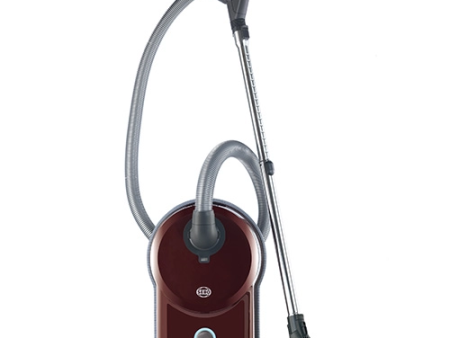 Sebo D1 Canister Vacuum Straight Suction With Air Driven Rug Head and Bare Floor Brush Color Black Cherry For Discount