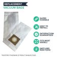 Crucial Vacuum Replacement Vac Bags - Compatible With Bissell Part # 30861 - Bissell Style 1, 4, & 7 Allergen Bags Designed To Fit Bissell Powerforce, PowerGlide, Plus, Power Trak Series Online now