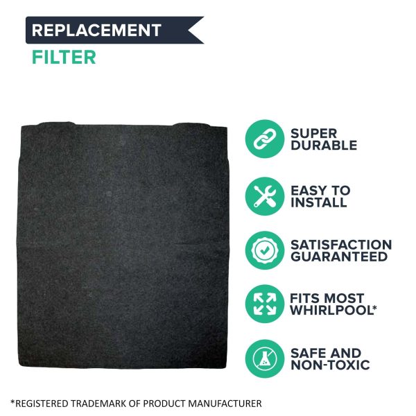 Crucial Air Replacement Air Filters Compatible With Whirlpool Carbon Pre Filter Parts 8171434K, 8171434 For Model AP300, AP350, AP450 and AP510 - 16.4   x 12.1   x 1.3   - Bulk (4 Pack) Fashion