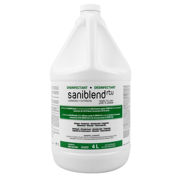 Saniblend RTU Cleaner and Disinfectant - 4L Online Sale