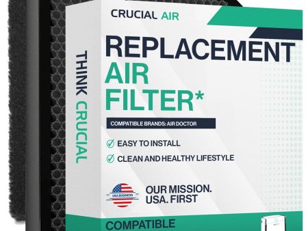 Think Crucial Air Purifier Replacement Carbon Filter Compatible with AirDoctor Models AD3000   AD3500 – Third-Party Product, Easy Installation (1-Pack Carbon Filter Only) Fashion