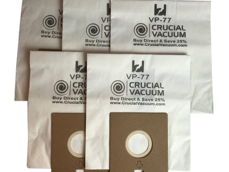 Think Crucial Replacement Vacuum Bags - Compatible with Bissell DigiPro Vacuums Bag Part - Fits VP-77 Power Partner and Canister Model 6900, 67E2, 6594, 6594F - For Parts #32115 Online Sale