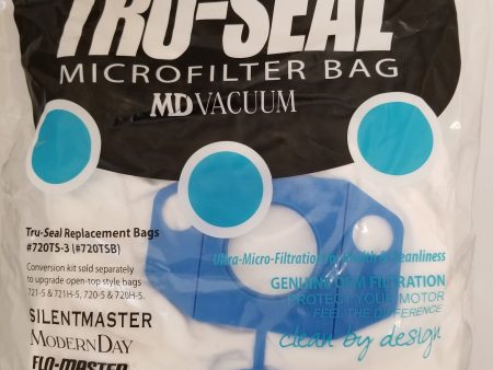 MD Central Vacuum Tru-Seal Replacement 3 Pack Microfilter Bags for 720TS-3 (720TSB) Discount