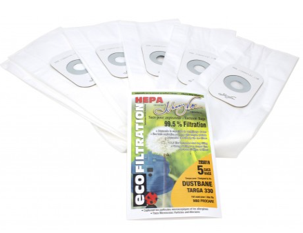 HEPA Microfilter Bag for Dustbane Targa 330 Vacuum and M80 Procare - Pack of 5 Bags on Sale