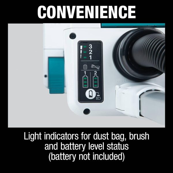 MAKITA Cordless Upright Vacuum DVC560PT2 (Battery & Charger Included) Online now