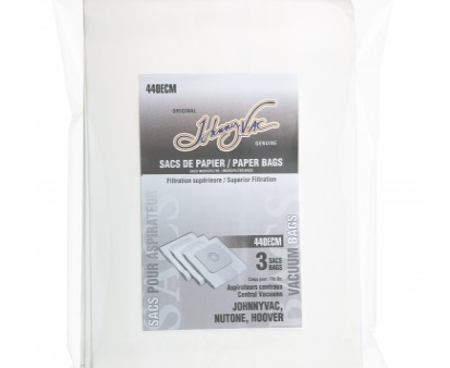 Central Vacuum Paper Bag for Johnny Vac, RhinoVac, Nutone, Hoover - Pack of 3 Bags Online Sale