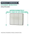 Replacement Pre-Filters & HEPA Filters, Fits Whirlpool Whispure Air Purifiers, Compatible with Part 8171434K & 1183054 K Online Sale