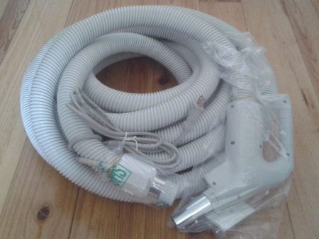 Central Vacuum Electric Hose 35ft Pigtail or Direct Connect Hose Fits Most Brands For Cheap