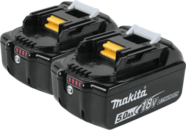 Makita 2x 18V LXT® Lithium-Ion Battery and Dual Port Charger Starter Pack (5.0Ah) Y-00359 Sale