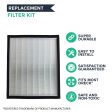 Replacement HEPA Style Filter & Carbon Filter Kit, Fits Oreck OptiMax Air 94 Air Purifiers Supply