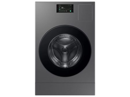 Bespoke AI Laundry Combo All-in-One 5.3 cu. ft. Ultra Capacity Washer and Ventless Heat Pump Dryer in Dark Steel (WD53DBA900HZA1) Hot on Sale