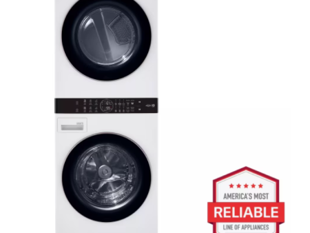 (WKE100HWA) Single Unit Front Load LG WashTower with Center Control 4.5 cu. ft. Washer and 7.4 cu. ft. Electric Dryer Online Sale