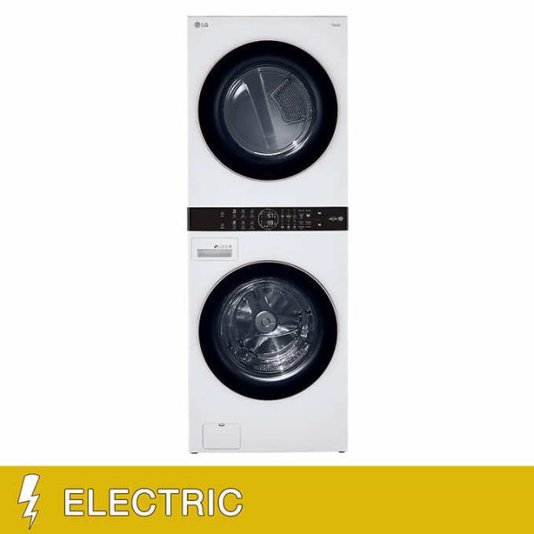 (WKE100HWA) Single Unit Front Load LG WashTower with Center Control 4.5 cu. ft. Washer and 7.4 cu. ft. Electric Dryer Online Sale