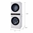 (WKE100HWA) Single Unit Front Load LG WashTower with Center Control 4.5 cu. ft. Washer and 7.4 cu. ft. Electric Dryer Online Sale