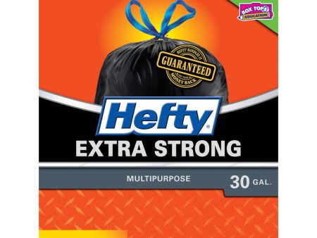 Hefty CinchSak 30 gal Trash Bags Drawstring 56 pk 1.05 mil Discount