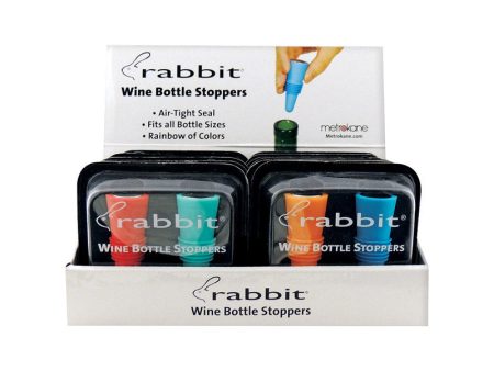 Rabbit Assorted Rubber Bottle Stopper on Sale