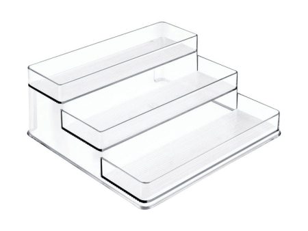 iDesign Linus 4 in. H X 10 in. W X 9-3 16 in. L Clear Spice Organizer on Sale