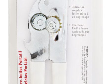 Swing-A-Way White Steel Manual Can Opener on Sale