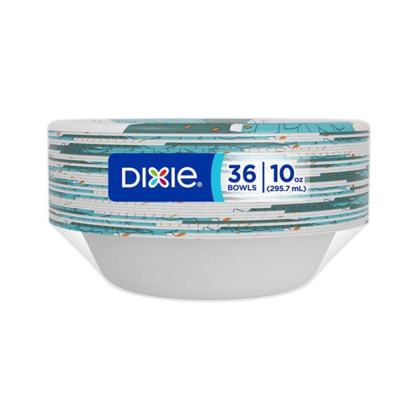 Dixie 10 oz Multicolored Paper FLOWERS BLOOM Bowl 9-1 4 in. D 36 pk Online Hot Sale