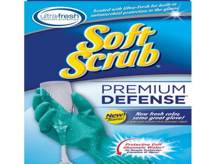 Soft Scrub Rubber Cleaning Gloves L Purple 1 pair For Sale